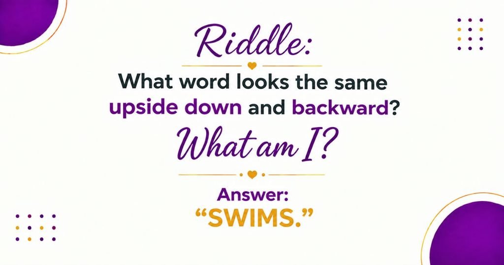 Wordplay Riddles for Seniors